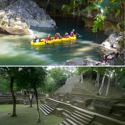 Cahal Pech Mayan Site & Cave Tubing